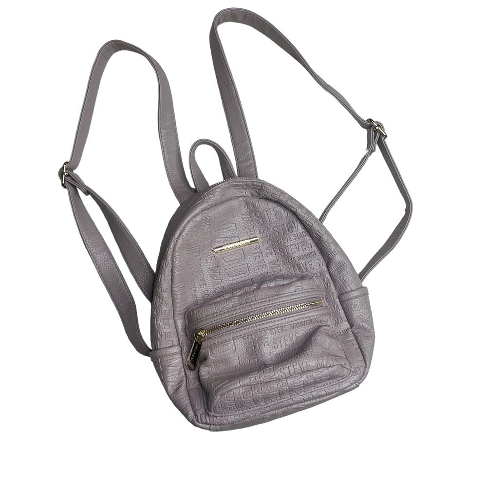 STEVE MADDEN Women's Bbailey Core Backpack Mini Neutral Mushroom Vegan Leather